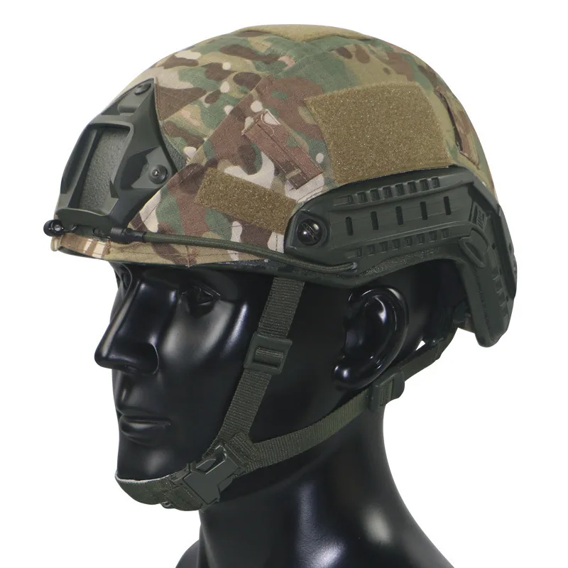 Tactical helmet cover for FAST