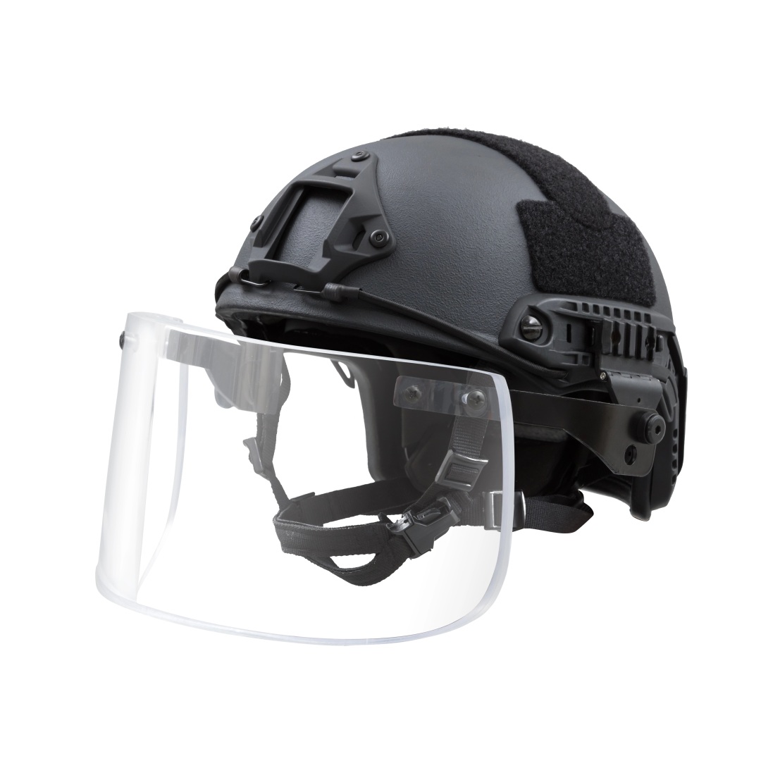 Ballistic tactical visor IIIA level view 2