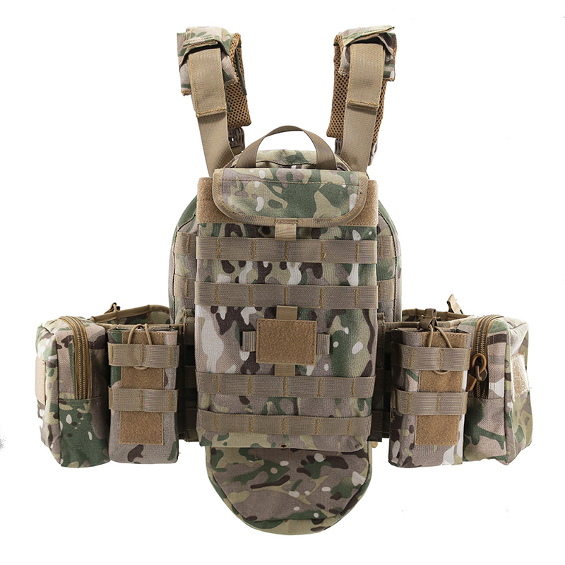 Heavy-duty tactical vest MultiCam Camouflage view 3
