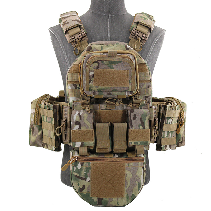 Heavy-duty tactical vest MultiCam Camouflage view 5