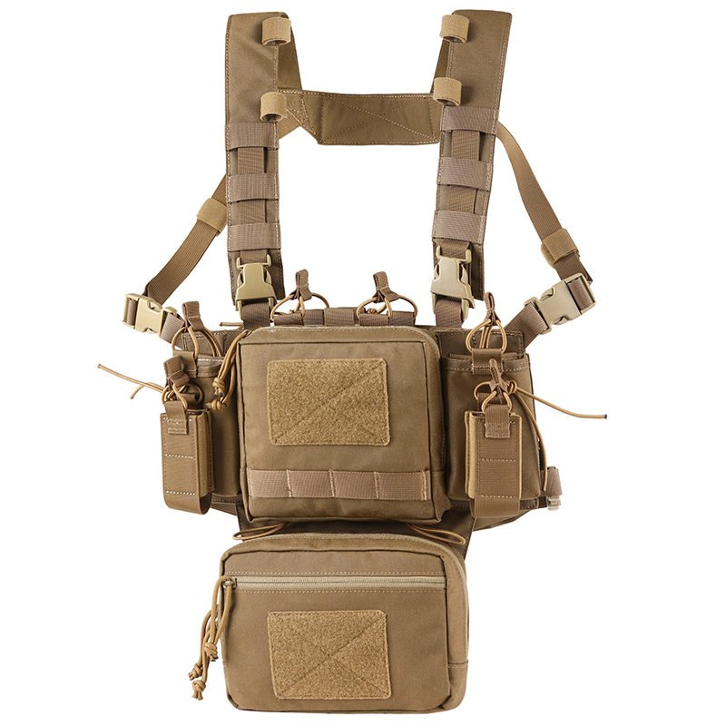 Lightweight tactical chest pouch view 2