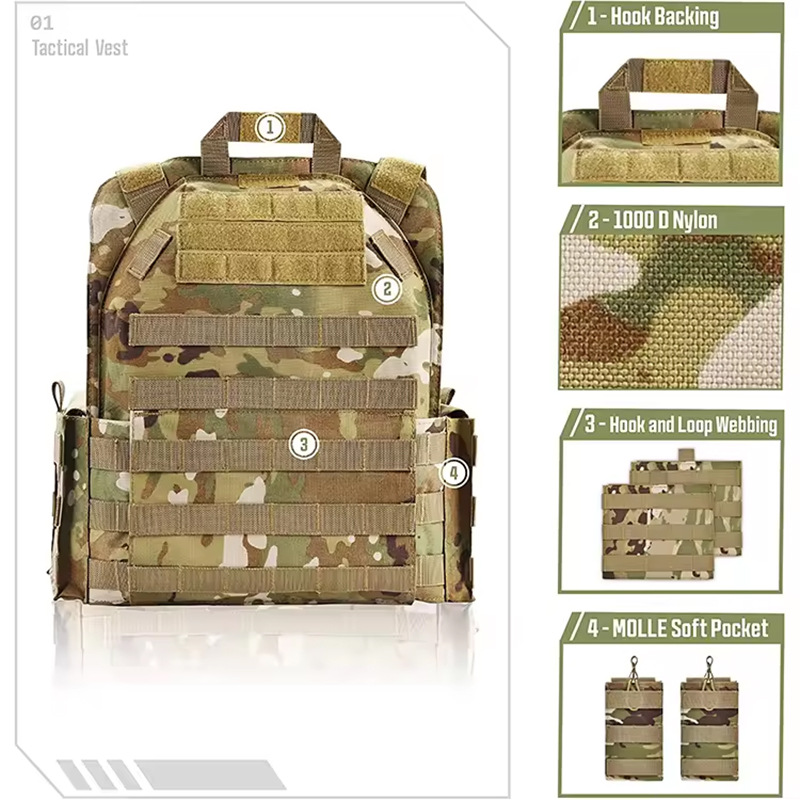 Quick-release JPC lightweight tactical vest