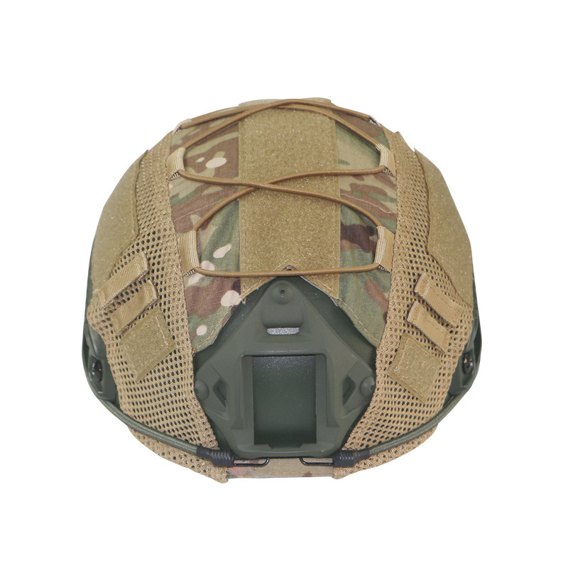 Tactical helmet cover for FAST Stretch cord style view 2