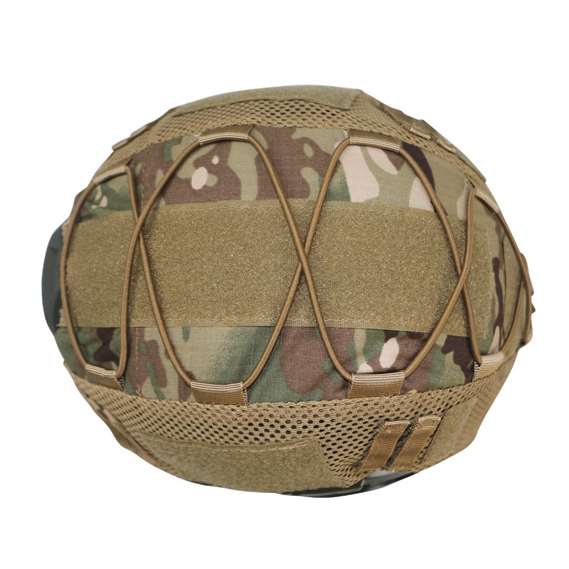 Tactical helmet cover for FAST Stretch cord style view 3