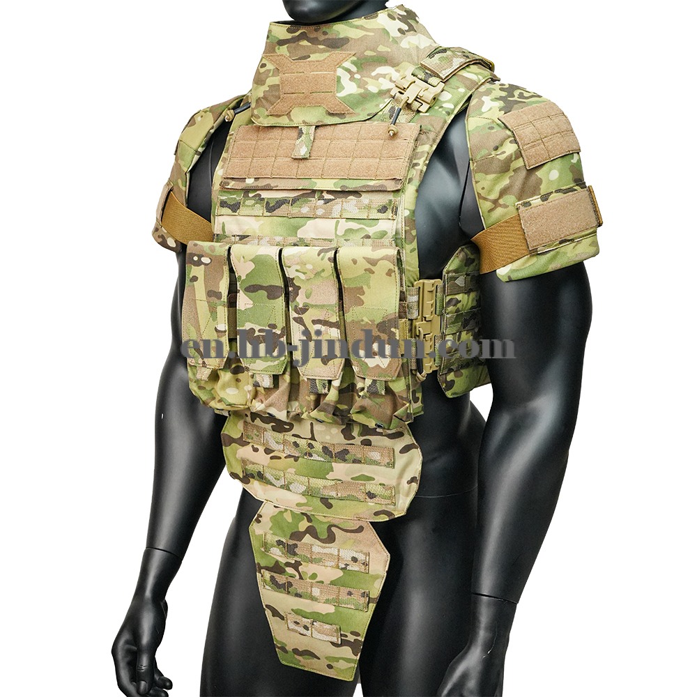Full protected tactical body armor view 2